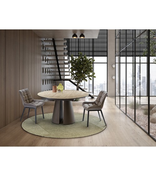 Samara SCHULLER VALENCIA travertine table