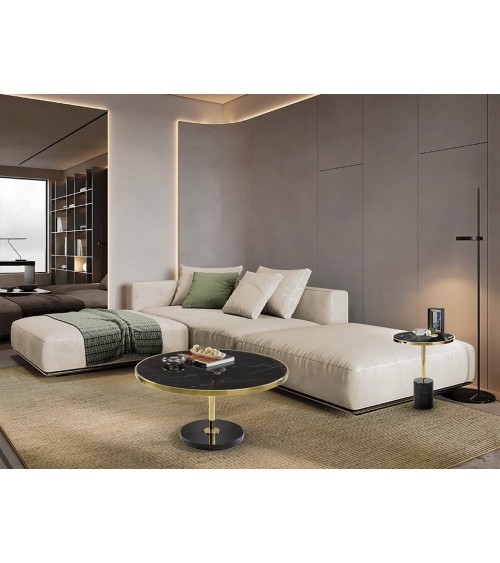 Beistelltisch Dekala SCHULLER VALENCIA Gold Schwarz