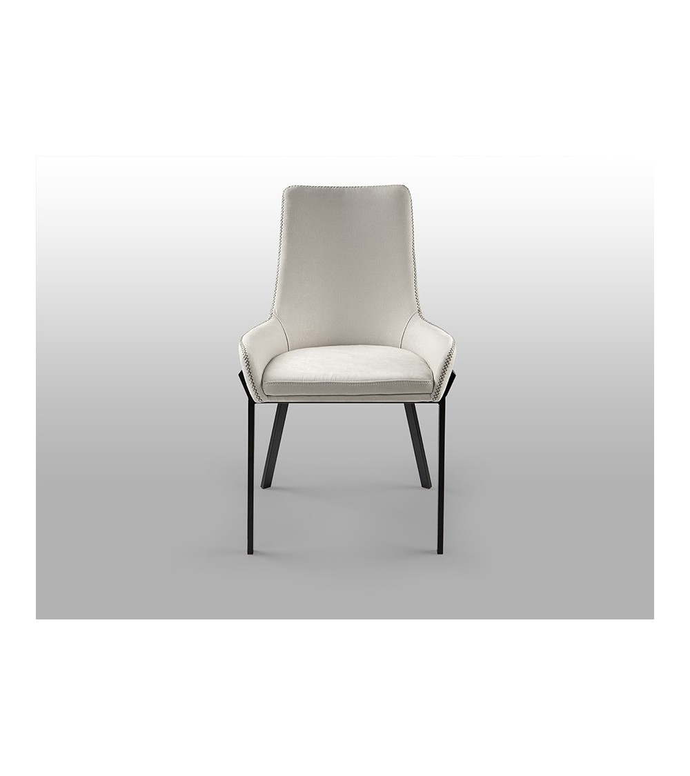 Sedia Diane SCHULLER VALENCIA bianca nera