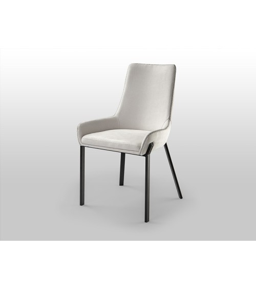 Sedia Diane SCHULLER VALENCIA bianca nera