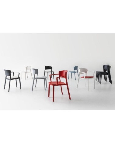 Sedia Abuela GABER impilabile design outdoor | BHOME