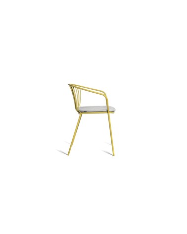 Chaise Amitha GABER acier outdoor | BHOME