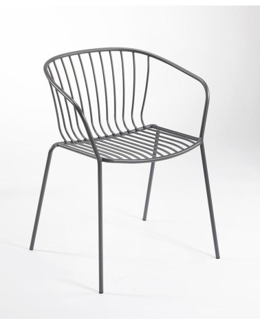 Amitha Stuhl GABER Outdoor Stahl | BHOME
