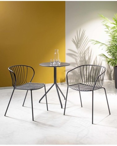 Chaise Amitha GABER acier outdoor | BHOME