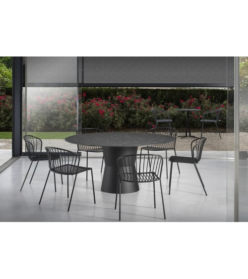 Chaise Amitha GABER acier outdoor | BHOME