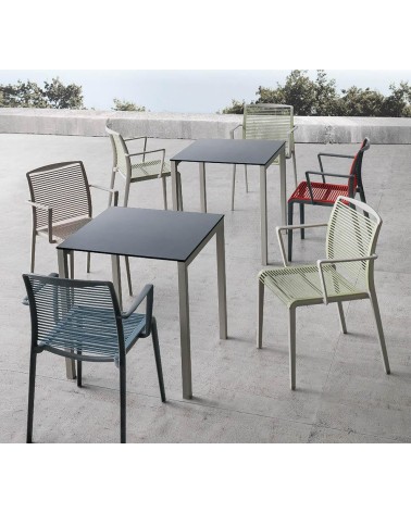 Sedia Avenica GABER con braccioli outdoor | BHOME
