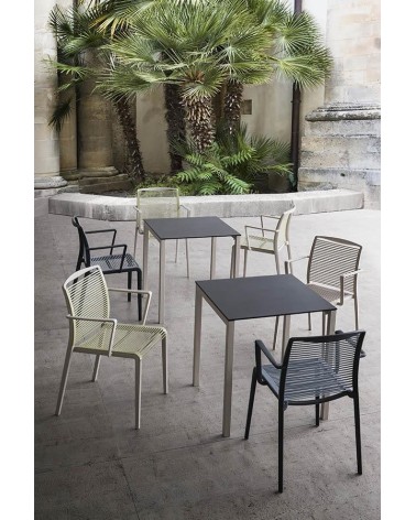 Sedia Avenica GABER con braccioli outdoor | BHOME