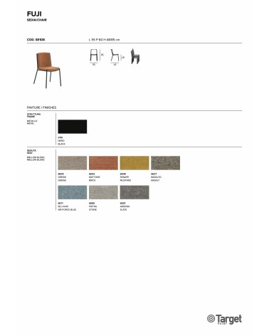 Chaise Fuji – Target Point | Bhome by Arredi Barbàra