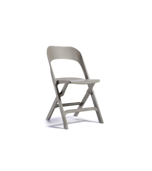 Flap folding chair GABER in technopolymer