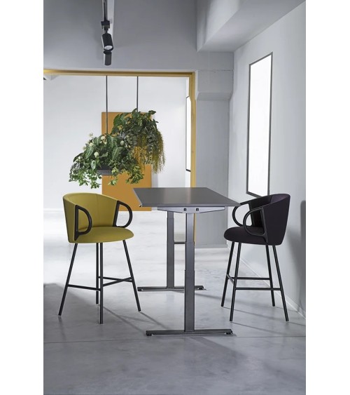 Tabouret Cucaracha Slim GABER avec accoudoirs | BHOME