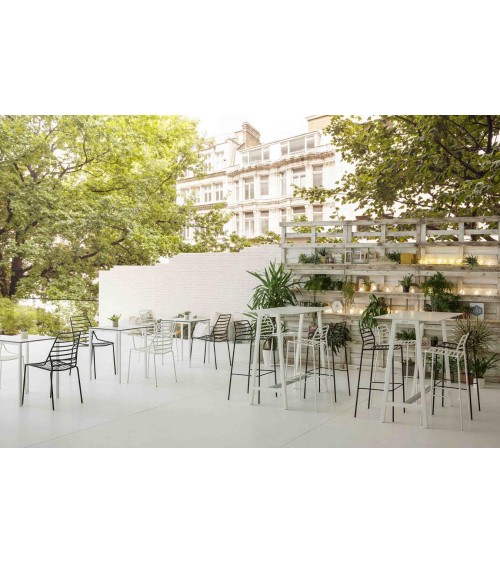 Tabouret Link GABER acier outdoor | BHOME