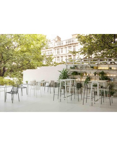 Link Stool GABER steel outdoor design | BHOME