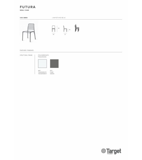 Sedia Futura – Target Point | Bhome by Arredi Barbàra