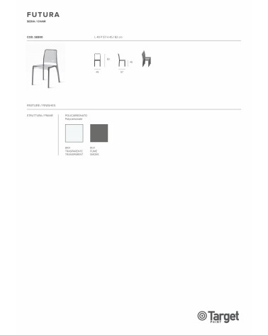 Sedia Futura – Target Point | Bhome by Arredi Barbàra