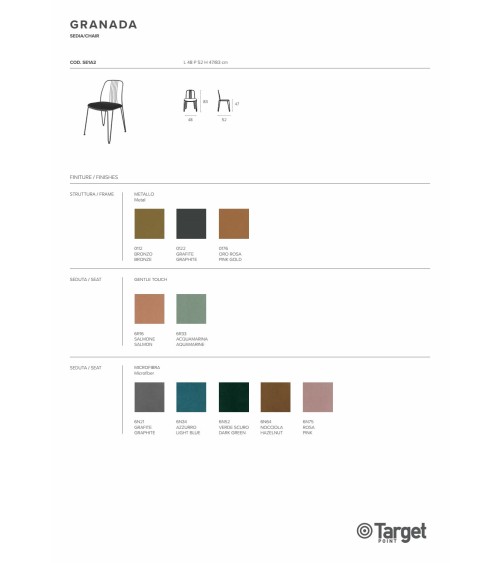 Silla Granada – Target Point | Bhome by Arredi Barbàra
