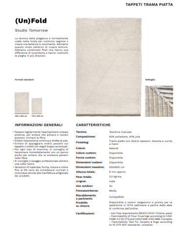 (UN)Fold Karpeta | Bhome by Arredi Barbàra