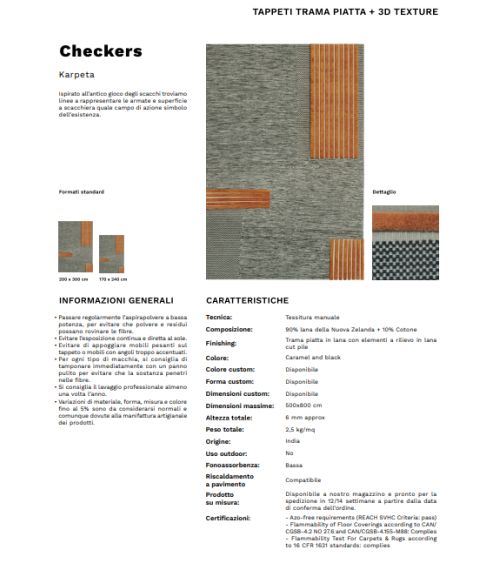 Checkers Karpeta | Bhome by Arredi Barbàra.