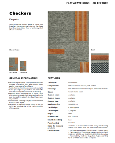 Checkers Karpeta | Bhome by Arredi Barbàra.