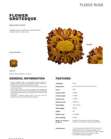 Flower Grotesque Karpeta | Bhome by Arredi Barbàra
