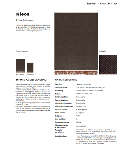 Kleos Karpeta | Bhome by Arredi Barbàra
