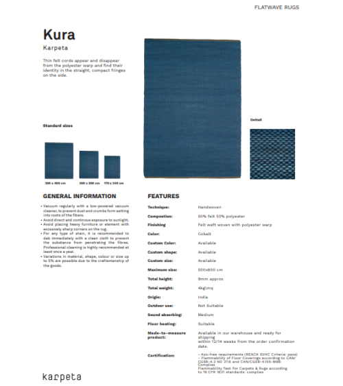 Kura Karpeta | Bhome by Arredi Barbàra