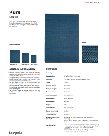 Kura Karpeta | Bhome by Arredi Barbàra