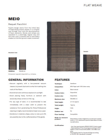 Meio Teppich Karpeta | Bhome by Arredi Barbàra