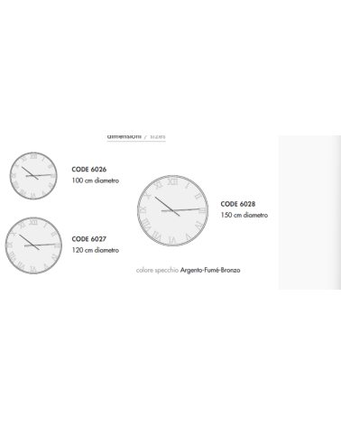 Horloge Borea Comfort Vessicchio | Bhome by Arredi Barbàra