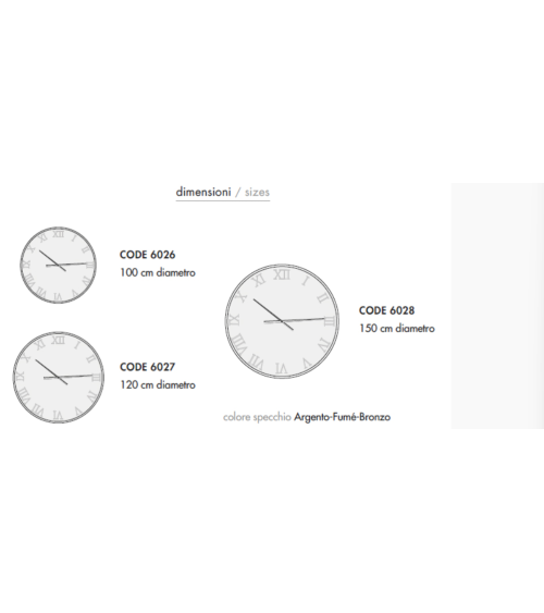 Orologio Borea Elegance Lux Vessicchio | Bhome by Arredi Barbàra