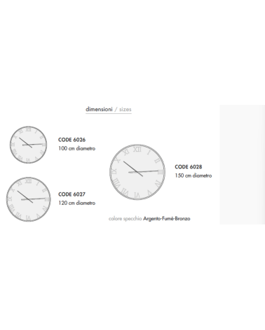 Horloge Borea Elegance Lux Vessicchio | Bhome by Arredi Barbàra