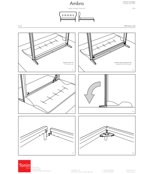 Ambra Bed Tonin Casa | Bhome by Arredi Barbàra