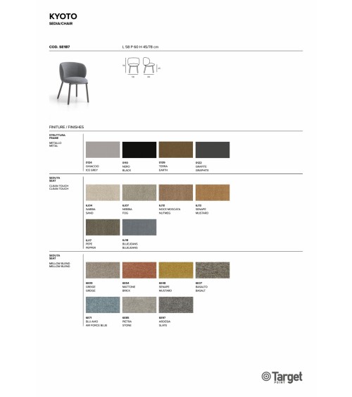 Kyoto Chair – Target Point | Bhome by Arredi Barbàra