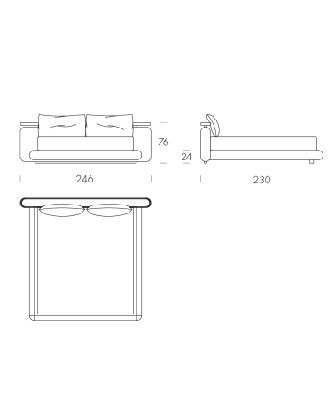 Aliante Bed Tonin Casa | Bhome by Arredi Barbàra