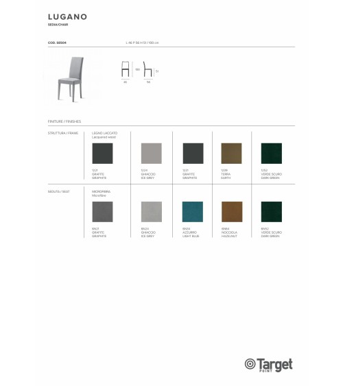 Lugano Chair – Target Point | Bhome by Arredi Barbàra