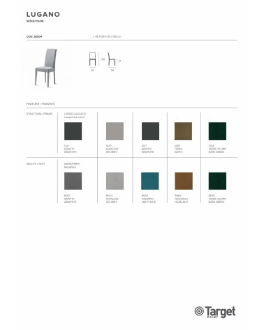 Lugano Chair – Target Point | Bhome by Arredi Barbàra