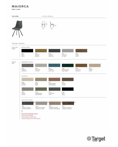 Chaise Maiorca – Target Point | Bhome by Arredi Barbàra
