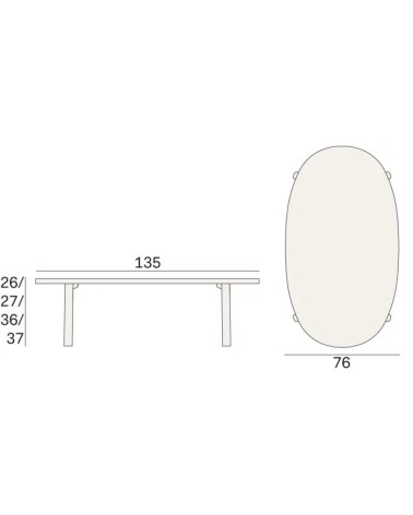 Mesa de centro Fly Novamobili | Bhome by Arredi Barbàra