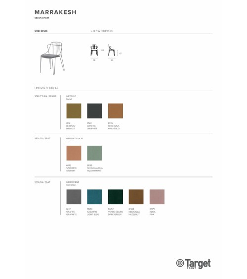 Silla Marrakesh – Target Point | Bhome by Arredi Barbàra