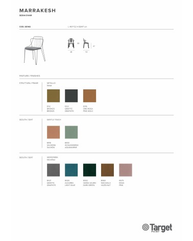 Silla Marrakesh – Target Point | Bhome by Arredi Barbàra