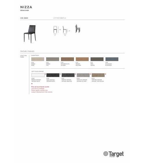 Sedia Nizza – Target Point | Bhome by Arredi Barbàra