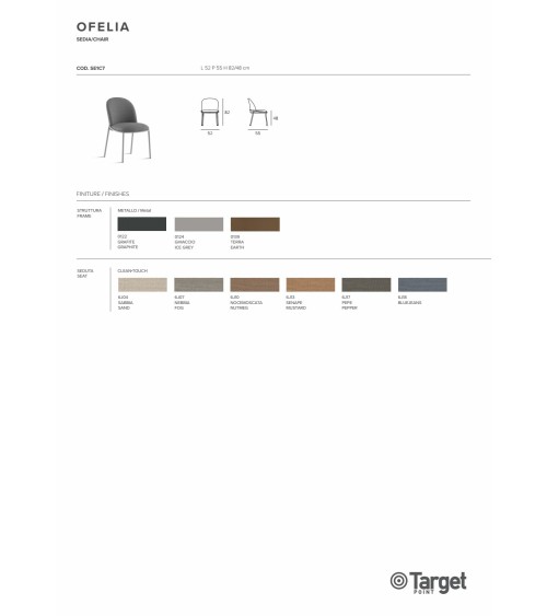 Silla Ofelia – Target Point | Bhome by Arredi Barbàra