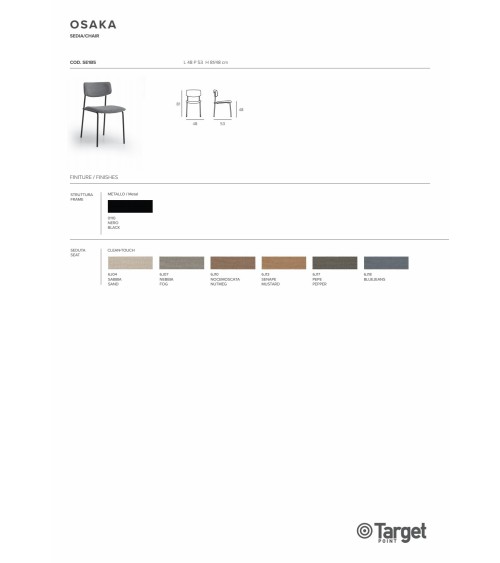 Sedia Osaka – Target Point | Bhome by Arredi Barbàra
