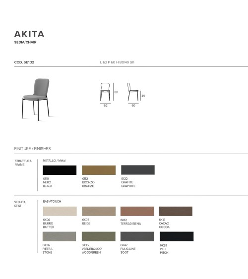 Sedia Akita – Target Point | Bhome by Arredi Barbàra