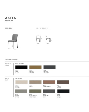 Sedia Akita – Target Point | Bhome by Arredi Barbàra