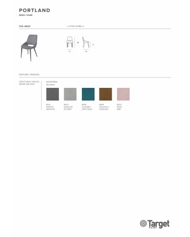 Sedia Portland – Target Point | Bhome by Arredi Barbàra