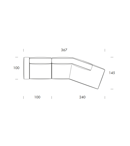 Cleto Sofa TONIN CASA | BHOME by Arredi Barbàra