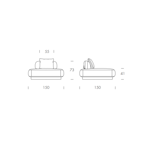Sofa Domus TONIN CASA | BHOME by Arredi Barbàra
