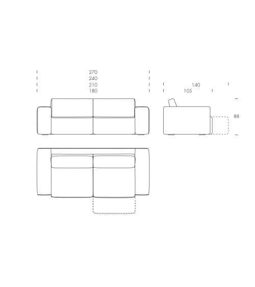 Divano Moove Tonin Casa | Design Contemporaneo Made in Italy