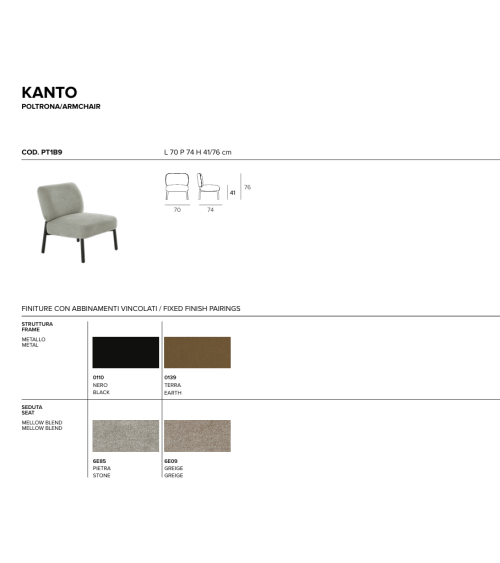 Butaca Kanto TARGET POINT | BHOME by Arredi Barbàra