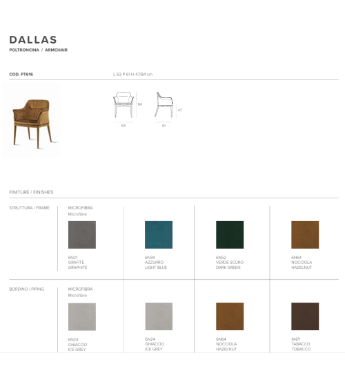Poltrona Dallas TARGET POINT | BHOME by Arredi Barbàra